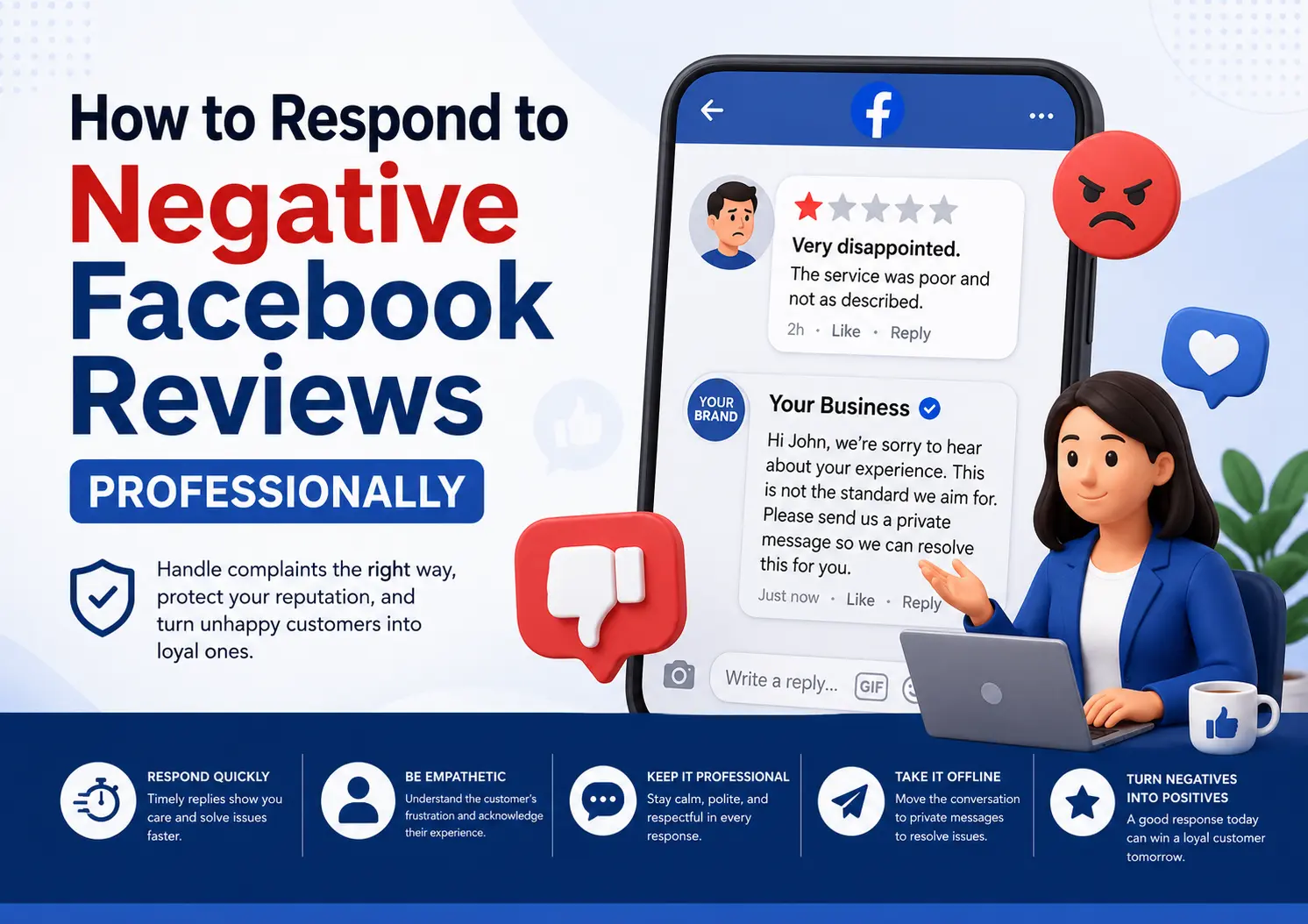 How to Respond to Negative Facebook Reviews Professionally